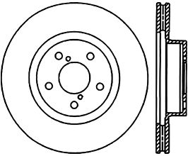 StopTech 98-02/02 Subaru Forester/98-10 Impreza CRYO Rotor for Subaru Legacy BN