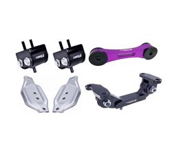 Torque Solution Engine/Trans/Purple Pitch Mount Kit w/Mount Plates - 02-14 Subaru WRX/04+ Subaru STI for Subaru WRX VA