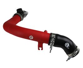 aFe Power BladeRunner 2.5in Aluminium Hot Side Charge Pipe 15-20 Subaru WRX 2.0T - Red for Subaru WRX VA