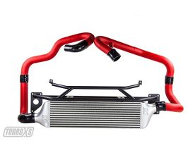 TurboXS FMIC 2015-2017 Subaru STi - Wrinkle Red Pipes for Subaru WRX VA