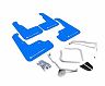 Rally Armor 15-21 Subaru WRX/STI (Sedan ONLY) Blue UR Mud Flap w/ White Logo for Subaru WRX / WRX STI Limited/Base/Premium/Launch Edition/Series.HyperBlue