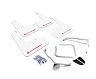 Rally Armor 15-21 Subaru WRX/STI (Sedan ONLY) White UR Mud Flap w/ Red Logo