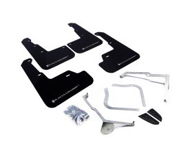 Rally Armor 15-21 Subaru WRX/STI (Sedan ONLY) Black UR Mud Flap w/ Silver Logo for Subaru WRX VA