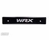 TurboXS 15-17 Subaru WRX/STi Billet Aluminum License Plate Delete Black Machined WRX Logo for Subaru WRX / WRX STI