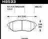 HAWK Subaru Tribeca / Legacy DTC-70 Race Front Brake Pads for Subaru WRX Limited/Base/Premium