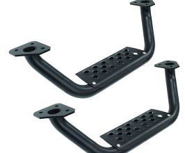 Go Rhino Dominator Extreme D6 SideSteps - Tex Blk - 4in Drop Down Steps (Pair) for Toyota 4Runner N280