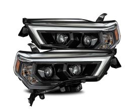 AlphaRex 14-20 Toyota 4Runner LUXX LED Proj Headlight Plank Style Alpha Blk w/Activ Light/Seq Signal for Toyota 4Runner N280