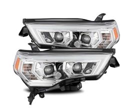 AlphaRex 14-20 Toyota 4Runner LUXX LED Proj Headlights Plank Style Chrome w/Activ Light/Seq Signal for Toyota 4Runner N280