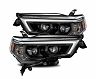 AlphaRex 14-20 Toyota 4Runner PRO-Series Projector Headlights Plank Style Alpha Black w/Seq Signal
