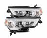 AlphaRex 14-20 Toyota 4Runner PRO-Series Projector Headlights Plank Style Chrm w/Sequential Signal for Toyota 4Runner