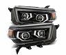 AlphaRex 10-13 Toyota 4Runner LUXX LED Proj Headlights Plank Style Black w/Seq Signal/DRL for Toyota 4Runner