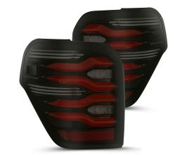 AlphaRex 10-21 Toyota 4Runner LUXX LED Taillights Blk/Red w/Activ Light/Seq Signal for Toyota 4Runner N280
