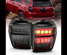 Anzo 2014-2020 Toyota 4Runner T.L Black Housing Smoke Lens Red Light Bar W/Sequential for Toyota 4Runner N280