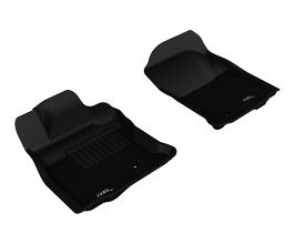 3D Mats 2010-2012 Toyota 4Runner Kagu 1st Row Floormat - Black for Toyota 4Runner N280