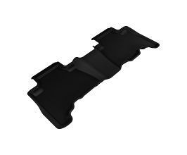 3D Mats 2010-2020 Toyota 4Runner Kagu 2nd Row Floormats - Black for Toyota 4Runner N280