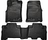 Husky Liners 2013 Toyota 4Runner WeatherBeater Black Front & 2nd Seat Floor Liners for Toyota 4Runner