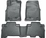 Husky Liners 2013 Toyota 4Runner WeatherBeater Grey Front & 2nd Seat Floor Liners for Toyota 4Runner