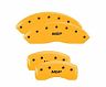 MGP Caliper Covers 4 Caliper Covers Engraved Front & Rear Yellow finish black ch for Toyota 4Runner Limited/SR5/SR5 Premium/Trail