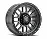 ICON Alpha 17x8.5 6x5.5 0mm Offset 4.75in BS 106.1mm Bore Titanium Wheel for Toyota 4Runner