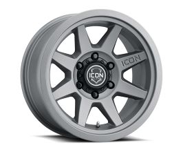 ICON Rebound 17x8.5 6x5.5 0mm Offset 4.75in BS 106.1mm Bore Charcoal Wheel for Toyota 4Runner N280