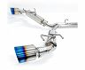 BLOX Racing 13-20 BRZ / FR-S / 86 Catback Exhaust System 60mm to Dual 50mm Outlet GR1 Titanium