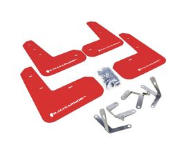 Rally Armor 13-17 Subaru BRZ / Scion FR-S Red UR Mud Flap w/ White Logo for Toyota 86 ZN6