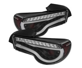Spyder Scion FRS 12-14/Subaru BRZ 12-14 Light Bar LED Tail Lights Black ALT-YD-SFRS12-LBLED-BK for Toyota 86 ZN6