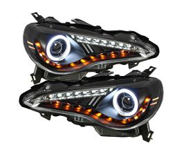 Spyder Scion FRS 12-14 Projector Headlights CCFL Halo DRL LED Black PRO-YD-SFRS12-CCFL-BK for Toyota 86 ZN6