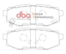 DBA 11+ Subaru Legacy GT XP650 Rear Brake Pads for Toyota 86 ZN6