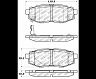 StopTech StopTech 06-14 Subaru Tribeca Street Select Rear Brake Pads