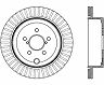 StopTech StopTech Power Slot 13 Scion FR-S / 13 Subaru BRZ Rear Right Cryo Slotted Rotor for Toyota BRZ / 86