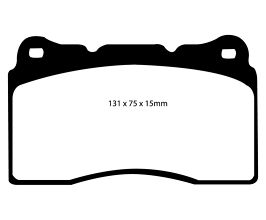 EBC 04-05 Cadillac CTS-V 5.7 Bluestuff Front Brake Pads for Toyota 86 ZN8