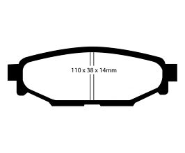 EBC 08-10 Subaru Impreza 2.5 Bluestuff Rear Brake Pads for Toyota 86 ZN8