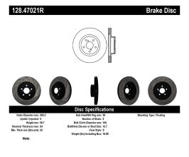 StopTech StopTech Drilled Sport Brake Rotor for Toyota 86 ZN8