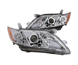 Anzo 2007-2009 Toyota Camry Projector Headlights w/ Halo Chrome for Toyota Camry XV40