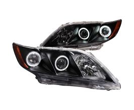 Anzo 2007-2009 Toyota Camry Projector Headlights w/ Halo Black for Toyota Camry XV40