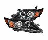 Anzo 2010-2011 Toyota Camry Projector Headlights w/ Halo Black (CCFL) for Toyota Camry