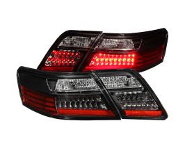 Anzo 2007-2009 Toyota Camry LED Taillights Black for Toyota Camry XV40