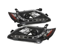 Spyder Toyota Camry 07-09 Projector Headlights DRL Black High H1 Low H7 PRO-YD-TCAM07-DRL-BK for Toyota Camry XV40
