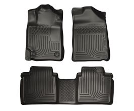 Husky Liners 07-11 Toyota Camry (All) WeatherBeater Combo Black Floor Liners (One Piece for 2nd Row) for Toyota Camry XV40