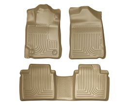 Husky Liners 07-11 Toyota Camry (All) WeatherBeater Combo Tan Floor Liners (One Piece for 2nd Row) for Toyota Camry XV40
