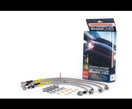 Gooridge 02/06-12 Toyota Avalon (All Models) SS Brake Line Kit for Toyota Camry XV40