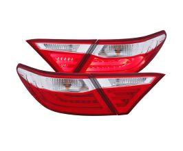 Anzo 2015-2016 Toyota Camry LED Taillights Red/Clear for Toyota Camry XV50