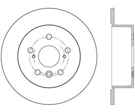 StopTech StopTech 12-17 Toyota Camry Sport Drilled Vented 1-Piece Rear Passenger Side Brake Rotor for Toyota Camry XV50