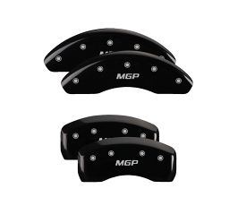 MGP Caliper Covers 4 Caliper Covers Engraved Front & Rear Black Finish Silver Char 2018 Toyota Camry for Toyota Camry XV70