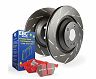 EBC S4 Kits Redstuff Pads and USR Rotors for Toyota Camry