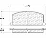 StopTech StopTech 83-86 Toyota Camry / 86-91 Celica / 84-92 Corolla Street Select Brake Pads - Front