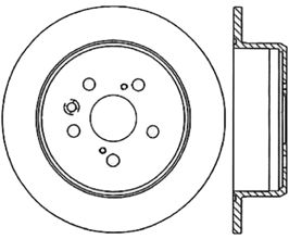 StopTech StopTech Drilled Sport Brake Rotor for Toyota Celica T180