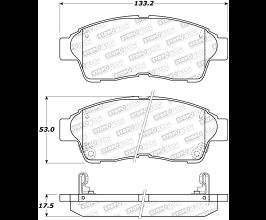 StopTech StopTech Street Brake Pads - Rear for Toyota Celica T200