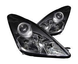 Anzo 2000-2005 Toyota Celica Crystal Headlights Black for Toyota Celica T230